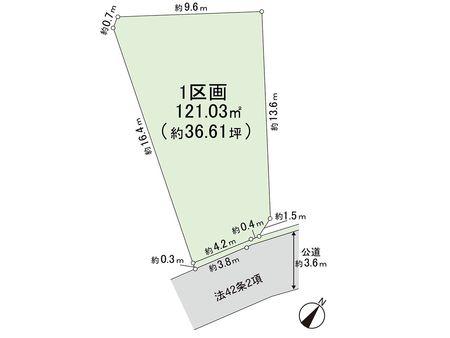 藤沢市羽鳥3丁目(土地)1区画 間取図