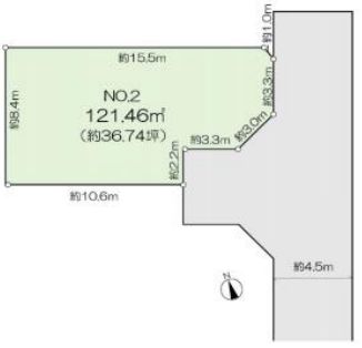 藤沢市辻堂太平台1丁目(土地)2区画 区画図 藤沢市辻堂太平台1丁目(土地)2区画 区画図