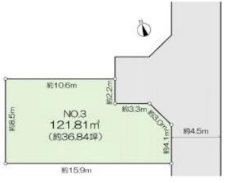 藤沢市辻堂太平台1丁目(土地)3区画 区画図 藤沢市辻堂太平台1丁目(土地)3区画 区画図