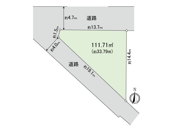茅ヶ崎市浜竹3丁目 区画図 茅ヶ崎市浜竹3丁目 区画図