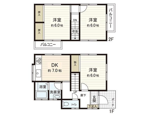 茅ヶ崎市赤羽根 中古戸建 間取図(平面図)