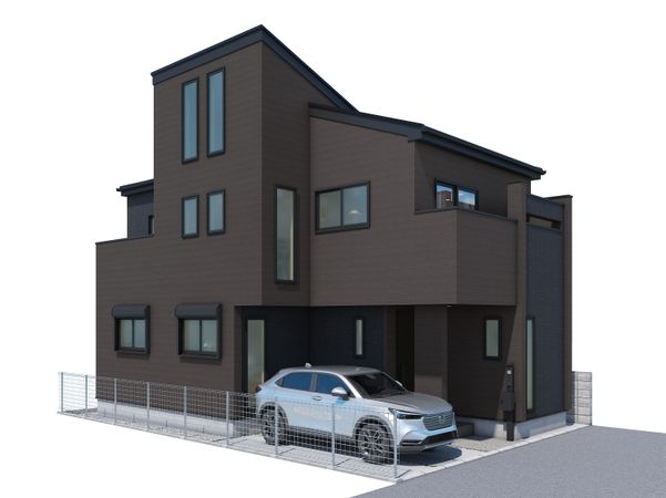 茅ヶ崎市出口町 新築戸建 外観パース図 茅ヶ崎市出口町 新築戸建 外観パース図