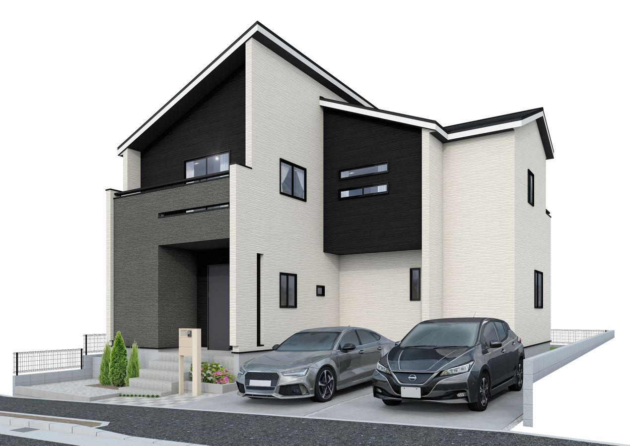 茅ヶ崎市堤 新築戸建 外観パース図 外観パース図