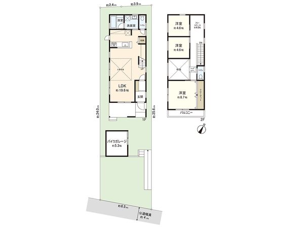 藤沢市辻堂5丁目 新築戸建 間取図(平面図) 藤沢市辻堂5丁目 新築戸建 間取図(平面図)