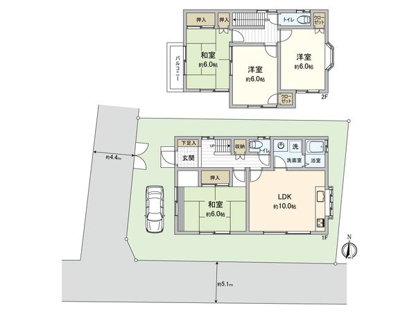 藤沢市辻堂西海岸1丁目 間取図(平面図)