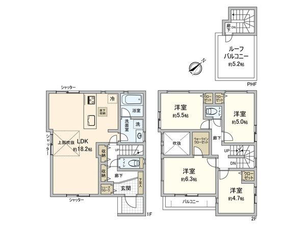 藤沢市城南5丁目 新築戸建11号棟 間取図(平面図)