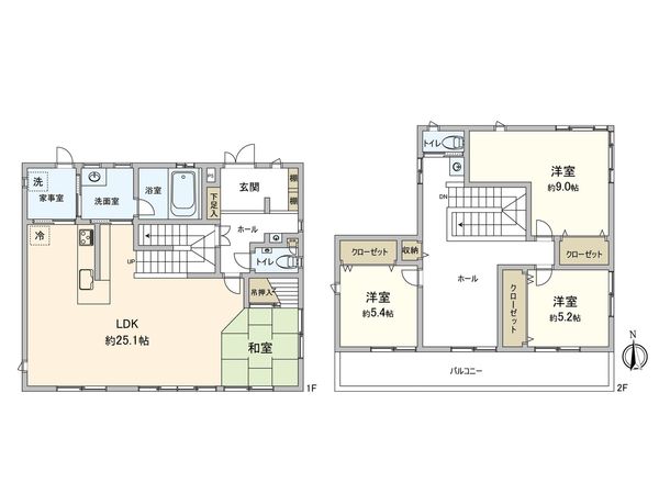 藤沢市羽鳥2丁目 間取図(平面図) 藤沢市羽鳥2丁目 間取図(平面図)