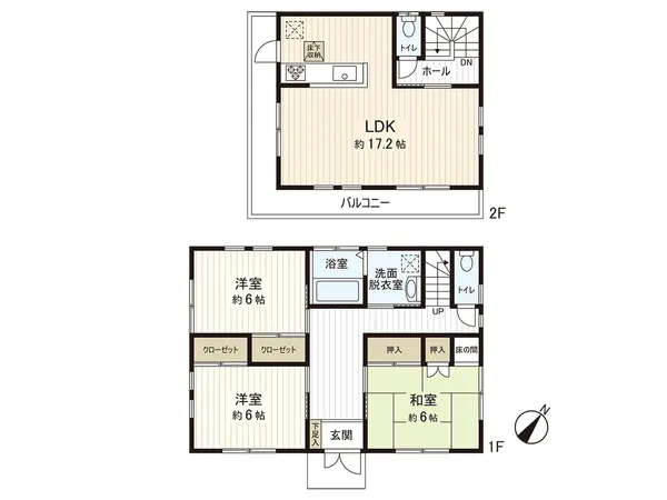 3LDK、敷地面積157.20平米、建物面積92.74平米