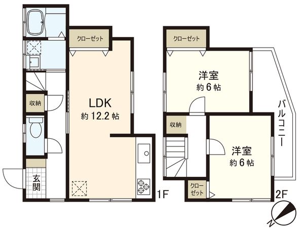 藤沢市辻堂元町4丁目(中古戸建) 間取図(平面図) 藤沢市辻堂元町4丁目(中古戸建) 間取図(平面図)
