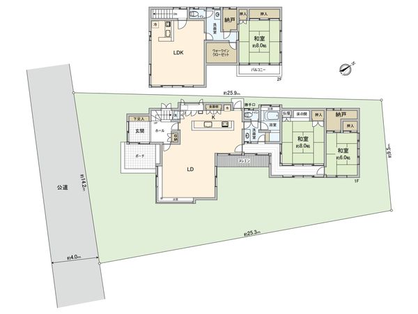 藤沢市辻堂6丁目 間取図(平面図) 藤沢市辻堂6丁目 間取図(平面図)