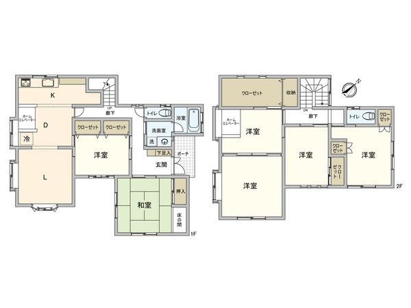 茅ヶ崎市堤 間取図(平面図) 茅ヶ崎市堤 間取図(平面図)