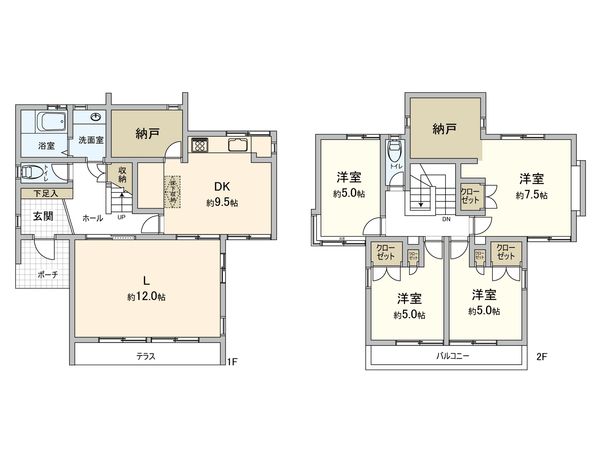 藤沢市大庭 間取図(平面図) 藤沢市大庭 間取図(平面図)