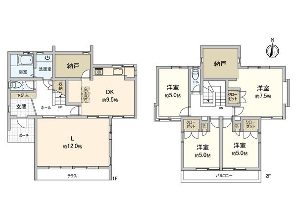 藤沢市大庭 間取図(平面図) 藤沢市大庭 間取図(平面図)