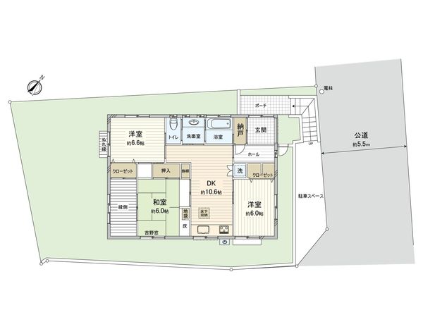 藤沢市辻堂元町4丁目 戸建 間取図(平面図) 藤沢市辻堂元町4丁目 戸建 間取図(平面図)
