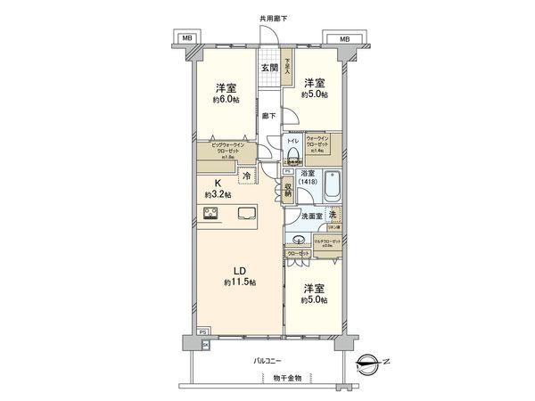 ヴェレーナグラン茅ヶ崎東海岸 間取図(平面図) ヴェレーナグラン茅ヶ崎東海岸 間取図(平面図)
