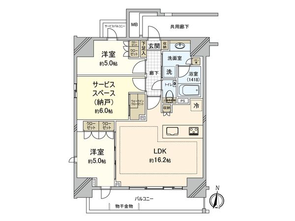 ピアース湘南辻堂 間取図(平面図) 間取図(平面図)