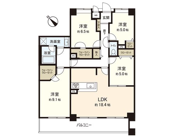 マイキャッスル湘南辻堂 間取図(平面図) 間取図(平面図)