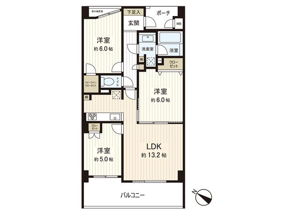 クオス藤沢 間取図(平面図) 間取図(平面図)