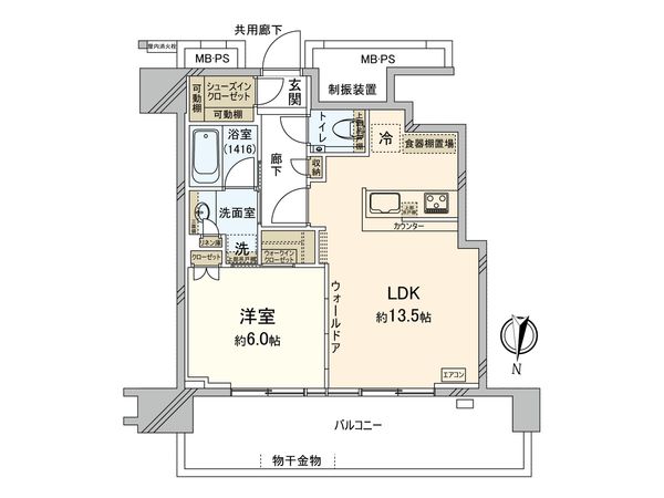 THETOWER湘南辻堂 間取図(平面図)