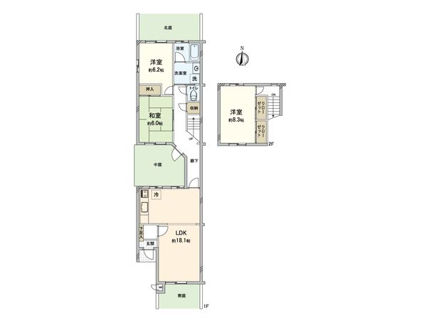 ガーデンハウス茅ヶ崎ロジュマン 間取図(平面図) ガーデンハウス茅ヶ崎ロジュマン 間取図(平面図)