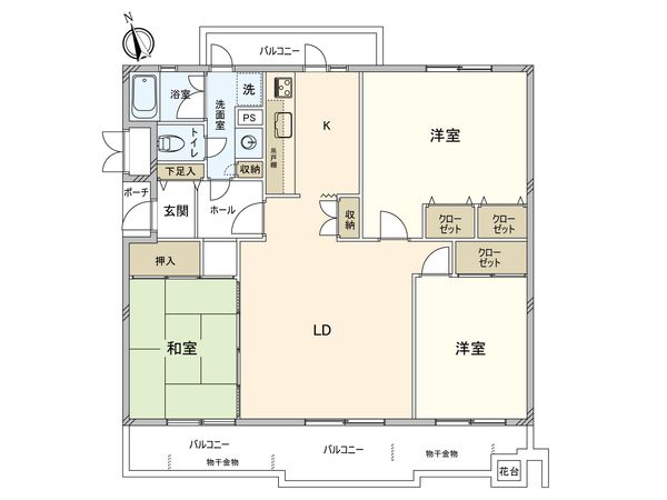 コーポラティブハウス城山 間取図(平面図)
