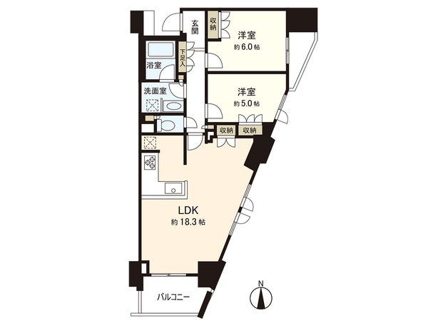 グレーシア湘南辻堂 間取図(平面図) グレーシア湘南辻堂 間取図(平面図)