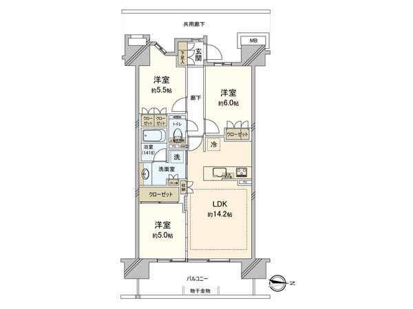 プレミスト湘南辻堂フォレストフェイス 間取図(平面図) プレミスト湘南辻堂フォレストフェイス 間取図(平面図)