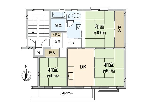辻堂海岸団地 間取図(平面図) 辻堂海岸団地 間取図(平面図)