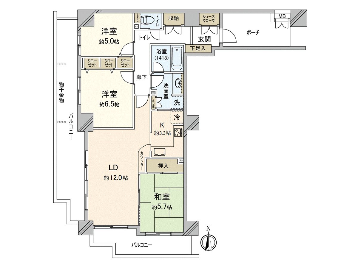 間取図(平面図)