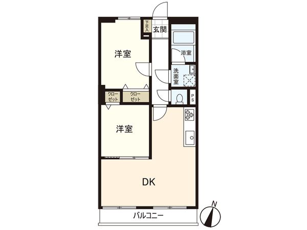 松濤ハイツ 間取図(平面図)