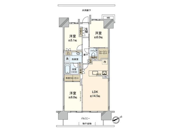 プレミスト湘南辻堂アクアフェイス 間取図(平面図) プレミスト湘南辻堂アクアフェイス 間取図(平面図)