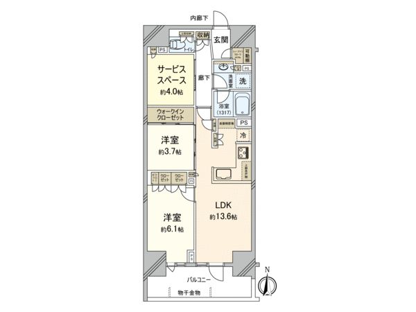グレーシア湘南辻堂 間取図(平面図) グレーシア湘南辻堂 間取図(平面図)