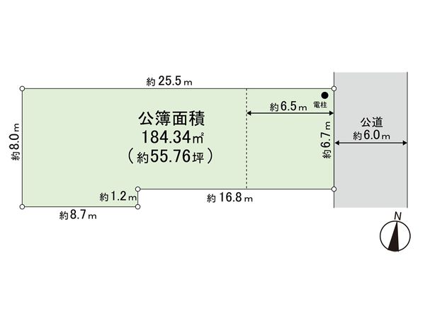 藤沢市湘南台7丁目 土地 区画図 区画図