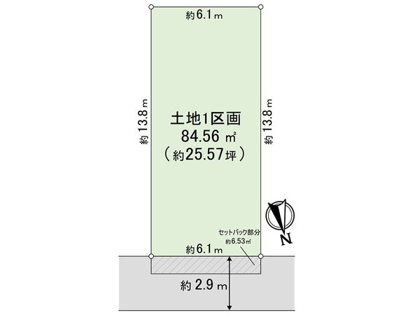 藤沢市亀井野 土地1区画 区画図 区画図