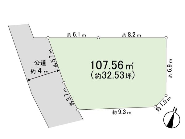 藤沢市高倉(土地) 区画図