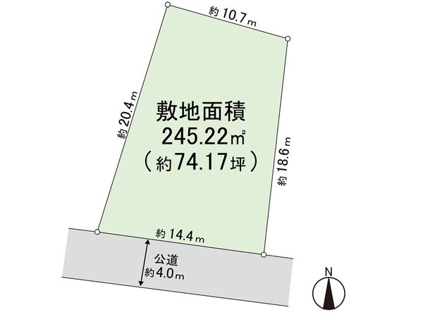 藤沢市打戻 土地 区画図 藤沢市打戻 土地 区画図