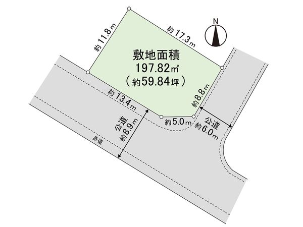 藤沢市下土棚 土地 区画図 藤沢市下土棚 土地 区画図