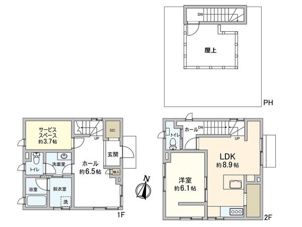 藤沢市石川3丁目 戸建 間取図(平面図) 藤沢市石川3丁目 戸建 間取図(平面図)