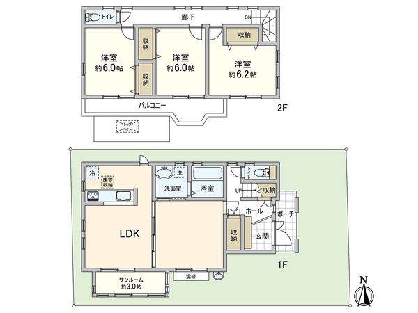 藤沢市円行 戸建 間取図(平面図) 藤沢市円行 戸建 間取図(平面図)