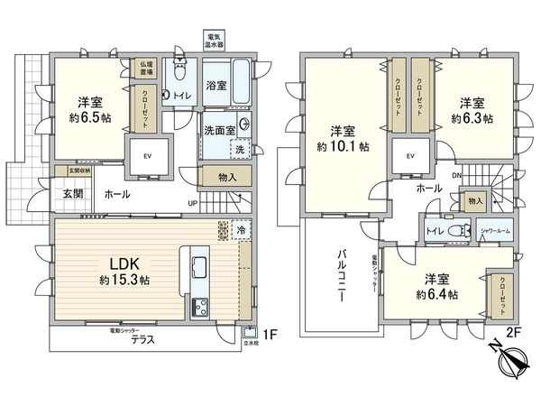 藤沢市石川2丁目 戸建 間取図(平面図) 間取図(平面図)