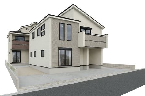 藤沢市打戻 新築2号棟 外観パース図