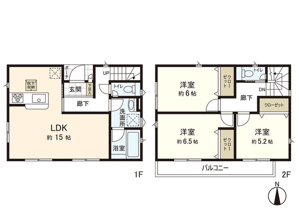 藤沢市長後(新築戸建) 間取図(平面図)