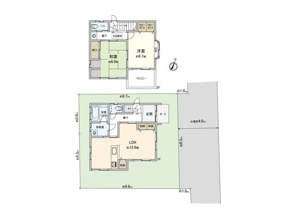 藤沢市用田 戸建 間取図(平面図) 藤沢市用田 戸建 間取図(平面図)