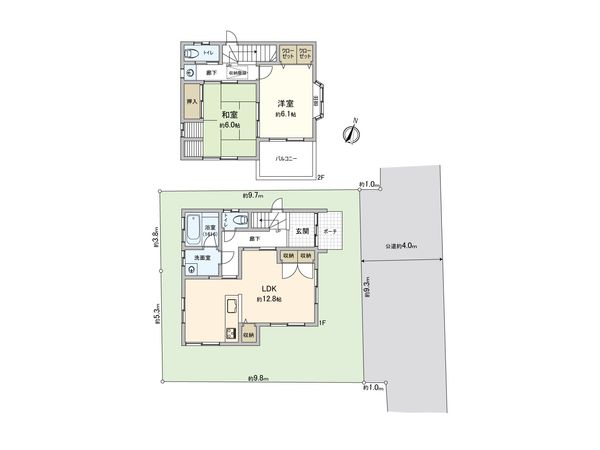 藤沢市用田 戸建 間取図(平面図) 藤沢市用田 戸建 間取図(平面図)