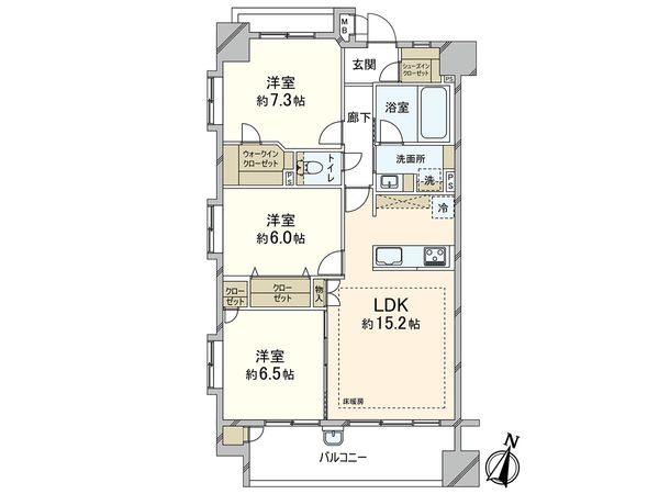 D’クラディア湘南台 間取図(平面図)