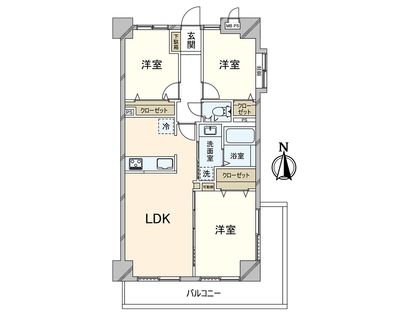 グレイス湘南台第2 間取図(平面図)
