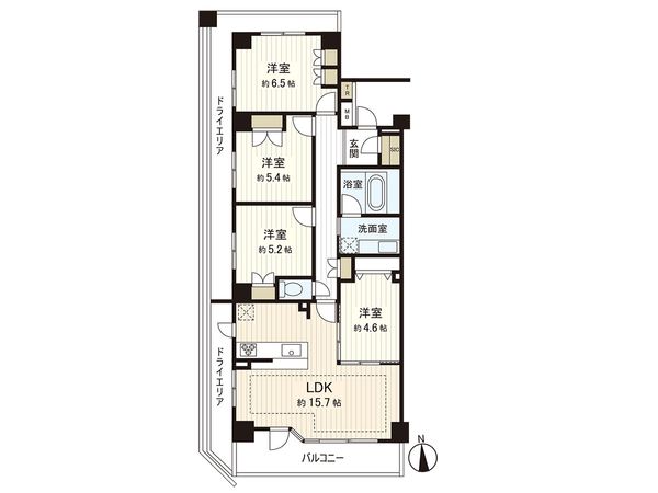 プレミスト湘南台スパークルレジデンス 間取図(平面図) プレミスト湘南台スパークルレジデンス 間取図(平面図)