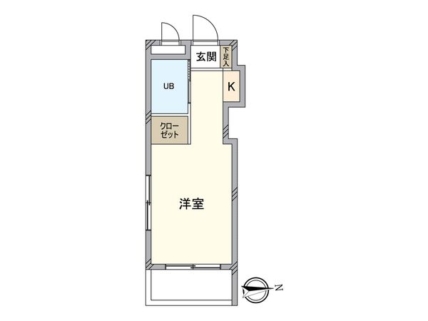 スカイコート横浜港南台 間取図(平面図) スカイコート横浜港南台 間取図(平面図)