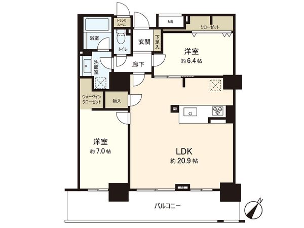 間取図(平面図)