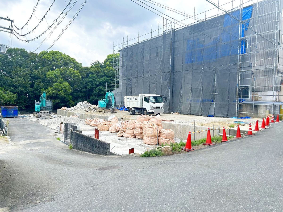 大阪市鶴見区安田一丁目所在土地 前面道路含む外観 前面道路含む外観